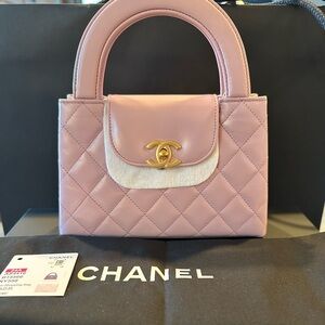 Chanel 24A Kelly Shopping Tote NEW in Rose
